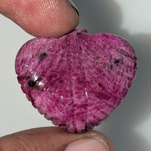 AAA Quality 100% natural Ruby Carving Pear shape from Madagascar 43.55 Ct 30X26X7 mm SGT 986
