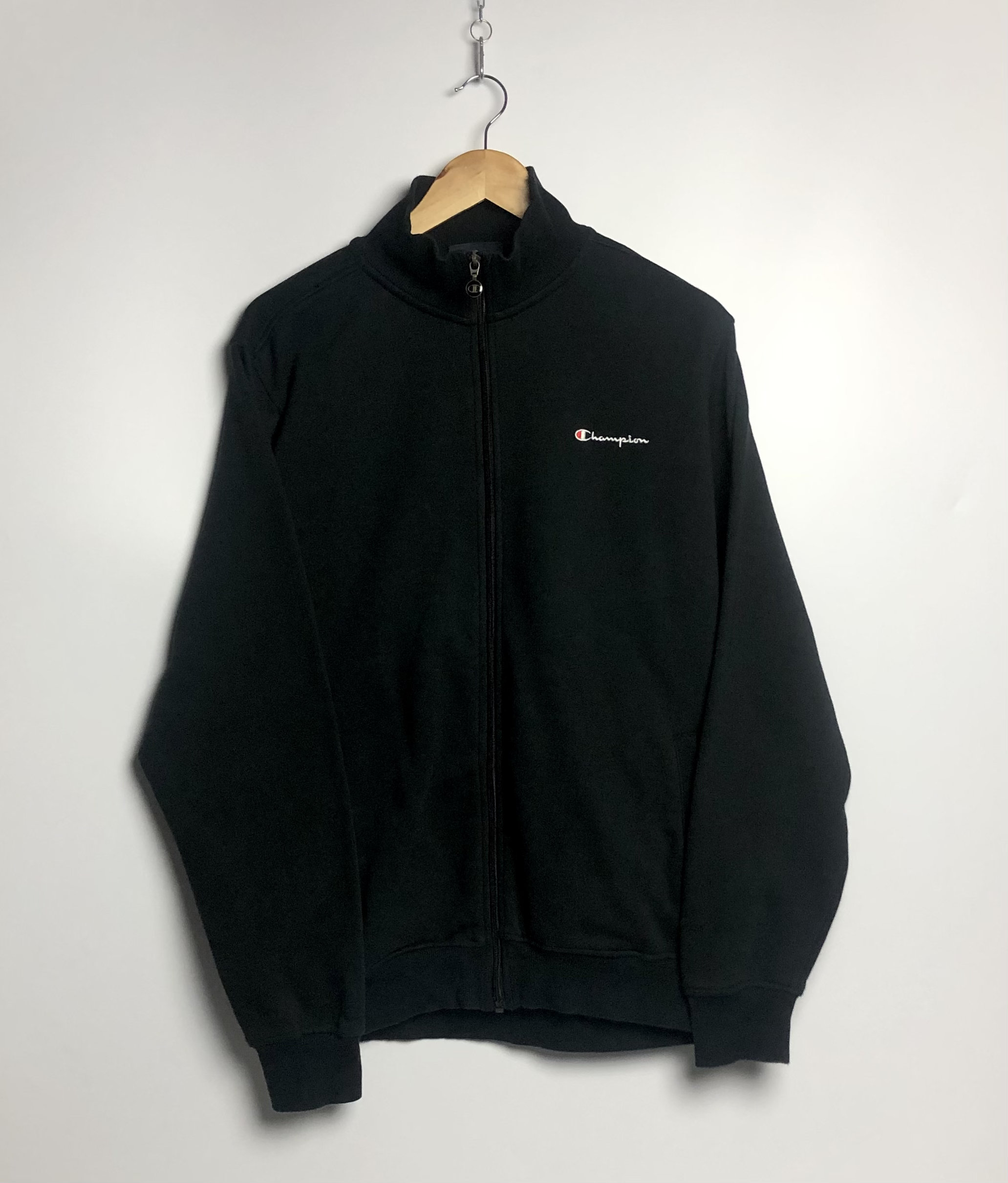 Champion Track Jacket Full Zip Black Size XL Etsy