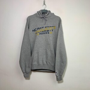 Champion NC A&T State University Hoodie Pullover Grey Size XL