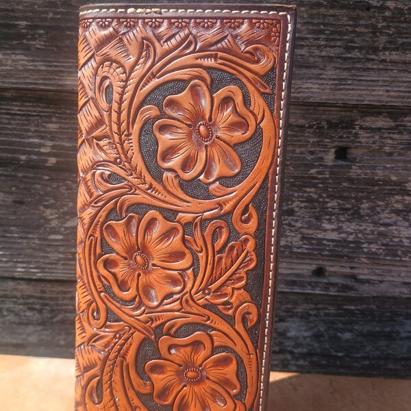 Handmade Leather Tallybook Cover