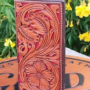 Handmande Customizable Leather Roper/Tall Wallets