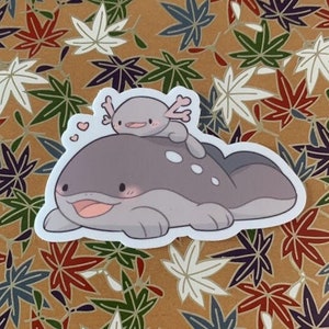 Clodsire and Wooper vinyl sticker