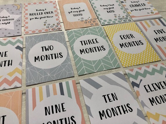 etsy milestone cards