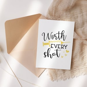 Fertility Treatment greeting card | IVF Card | IVF Gift | Infertility