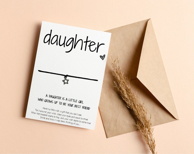 Daughter Wish Bracelet | Daughter Gift | Daughter Present