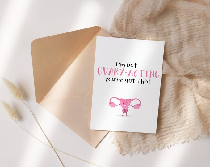 IVF greeting card, Hysterectomy Card, Ovarian surgery Card, Ovarian Cancer Card,