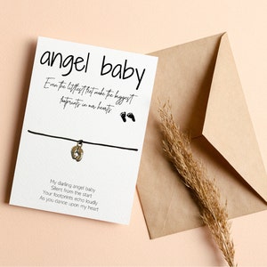 Angel Baby, Baby loss keepsake, baby loss card, baby remembrance, miscarriage card, miscarriage gift, Pregnancy loss