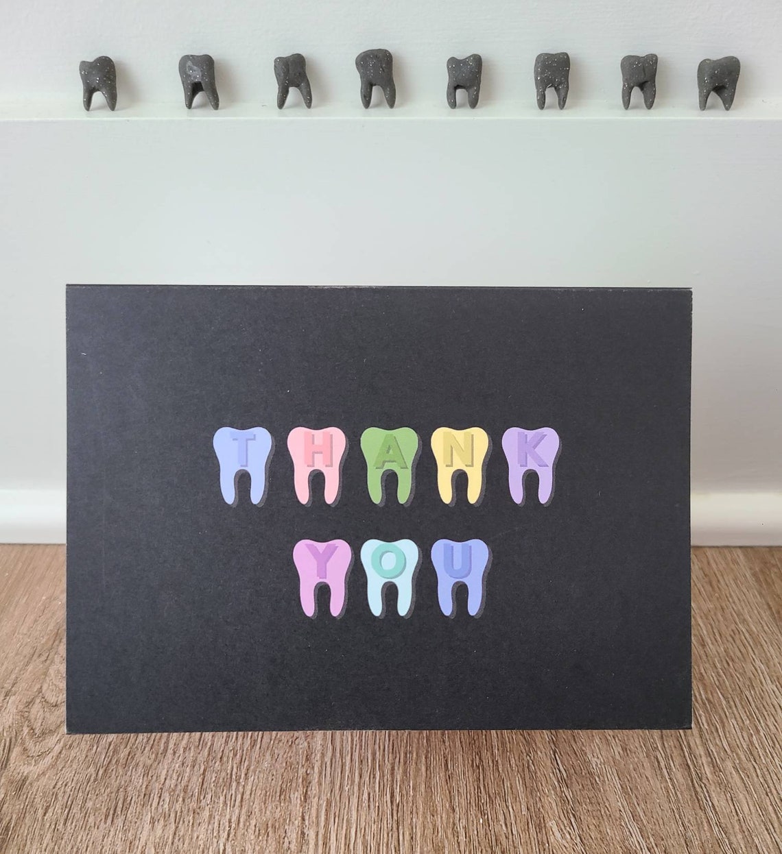 Thank You Card Dental. Dental Gifts. Dental Cards. Cards for Etsy
