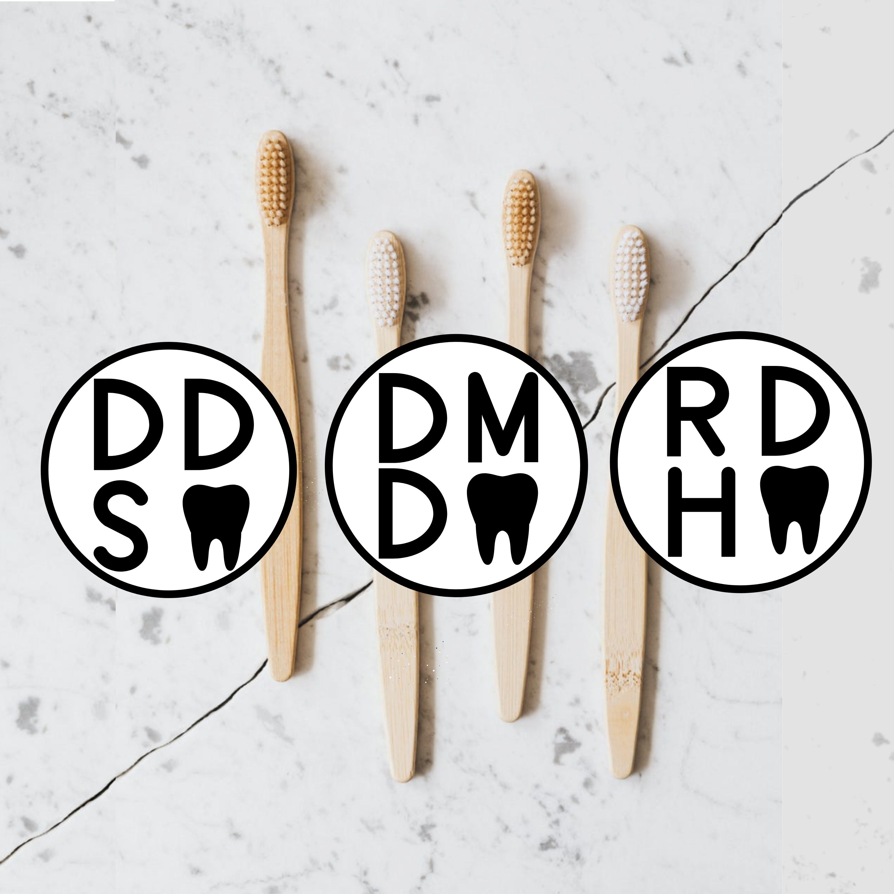 DDS. RDH. DMD. Dental. Pegatinas dentales. Estudiante de Etsy España