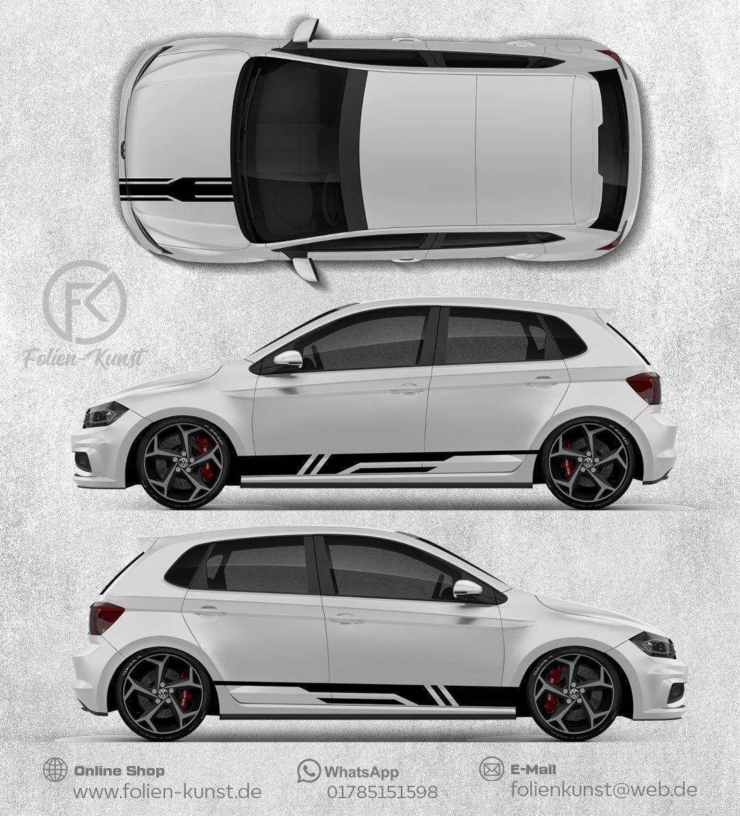 Side Stripes/racing Stripes Decal Set Universal Vehicle - Etsy