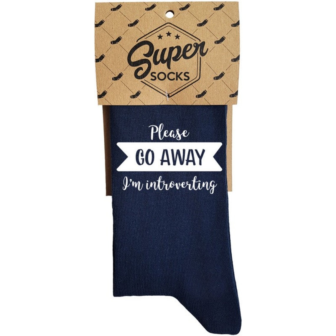 I'm Introverting Socks Please Go Away Socks Introvert | Etsy