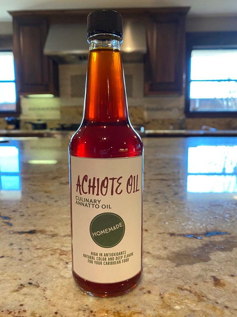 Achiote Oil Culinary Annatto Oil. Homemade. Natural Color