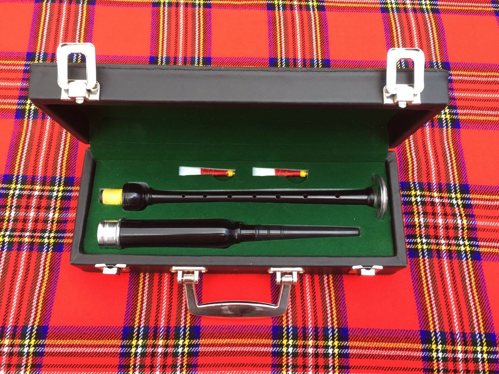 Bagpipes Practice Chanter Rose Wood Black Finish Silver Etsy