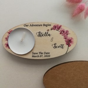 Best Price Candle Holders (¬‿¬) Personalized Wedding Favors, Thank You, Save the Date, Wedding, Engagement, Gift, (¬‿¬) Tealight Holders