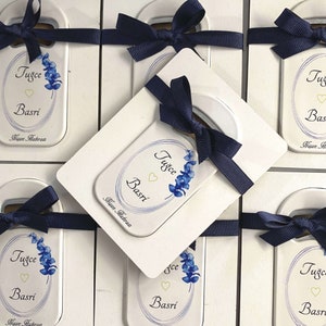 Ímãs abridores de tampas, plástico rígido, presentes de casamento personalizados, salve a data, noivado, despedida de solteira, presentes de damas de honra, chá de bebê