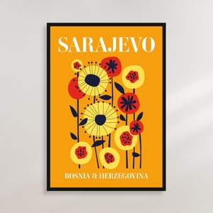 Sarajevo, Bosnia and Herzegovina, Flower MarketPoster