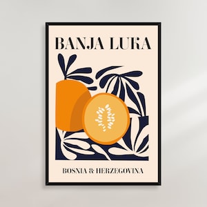 Banja Luka, Bosnien und Herzegowina - Blumenmarkt Poster