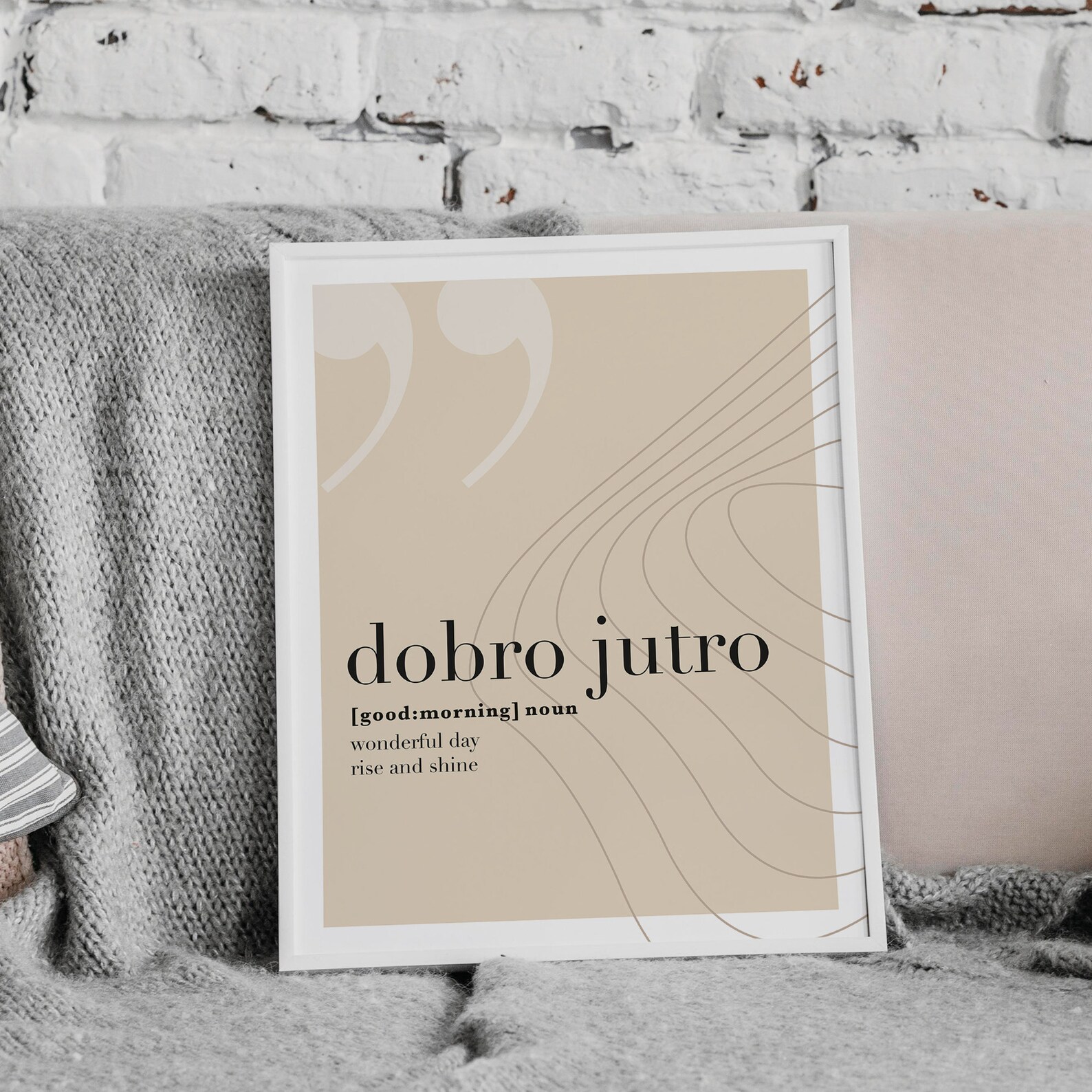 Dobro Jutro / Good Morning Poster Bosnien Serbien Kroatien Etsy