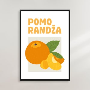 Pomorandza Market Poster - Serbia, Croatia, Bosnia