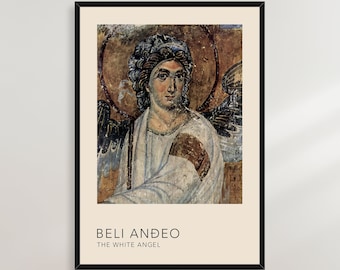 White Angle Beli Andjeo Poster - Serbian Orhtodox Print