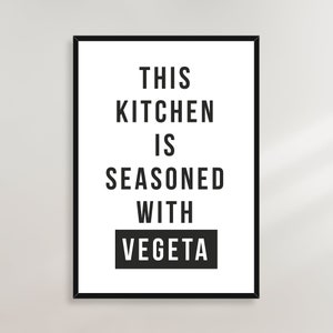 Vegeta Poster - Bosnia, Serbia, Croatia
