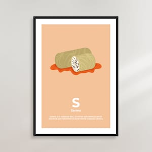Sarma Balkan ABC Poster - Serbia, Bosnia, Croatia