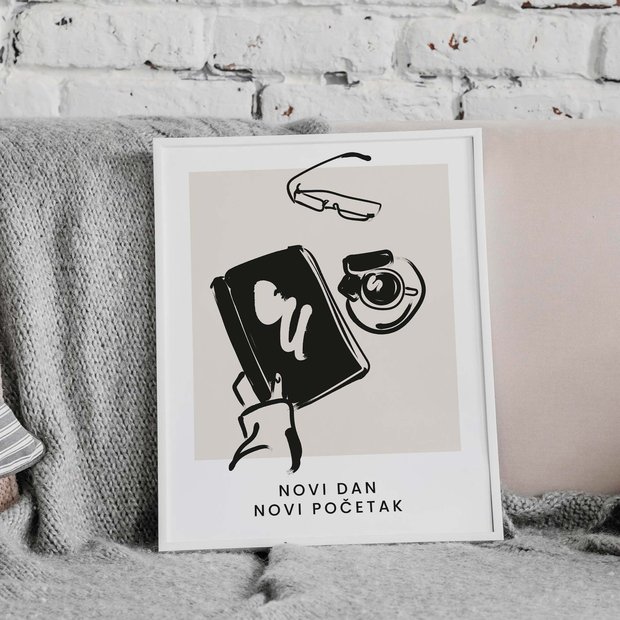 Novi Dan Novi Pocetak Poster Serbia, Bosnia, Croatia Etsy