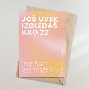 Carte d'anniversaire La vérité - Serbie, Croatie, Bosnie