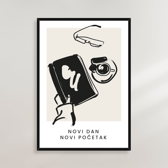 Novi Dan Novi Pocetak Poster Serbia Bosnia Croatia Etsy