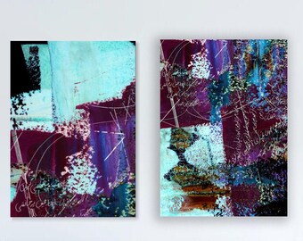 Abstract Art Print | Culture Spectrum, Urdu Writing (UNFRAMED PRINT)