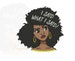 Machine Embroidery Design, I Said What I Said, Cute Girl, Funny Woman, Happy, Surprise, Emotion - 4, 5, 6, 7 inch 