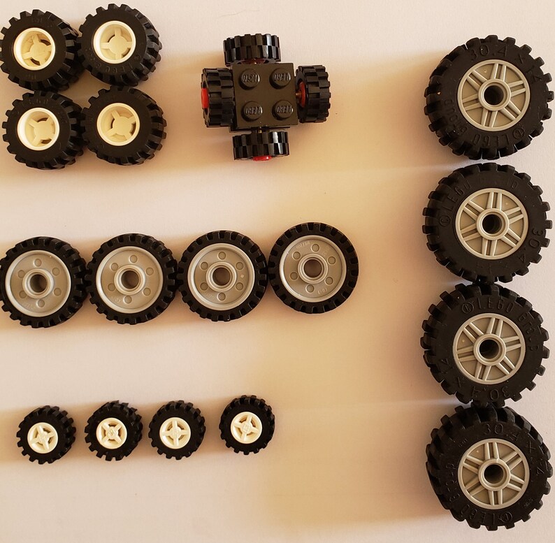 LEGO® Tire Pieces Bulk Lot Cleaned & Sorted 20 Pieces 5 Etsy