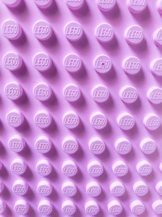 pink lego blocks
