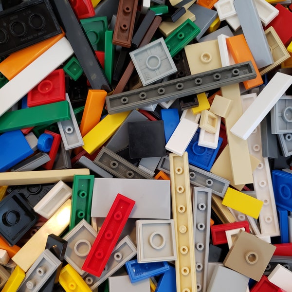 LEGO® Flat Finish Tile Smooth Pieces Bulk Lot FAST SHIPPING