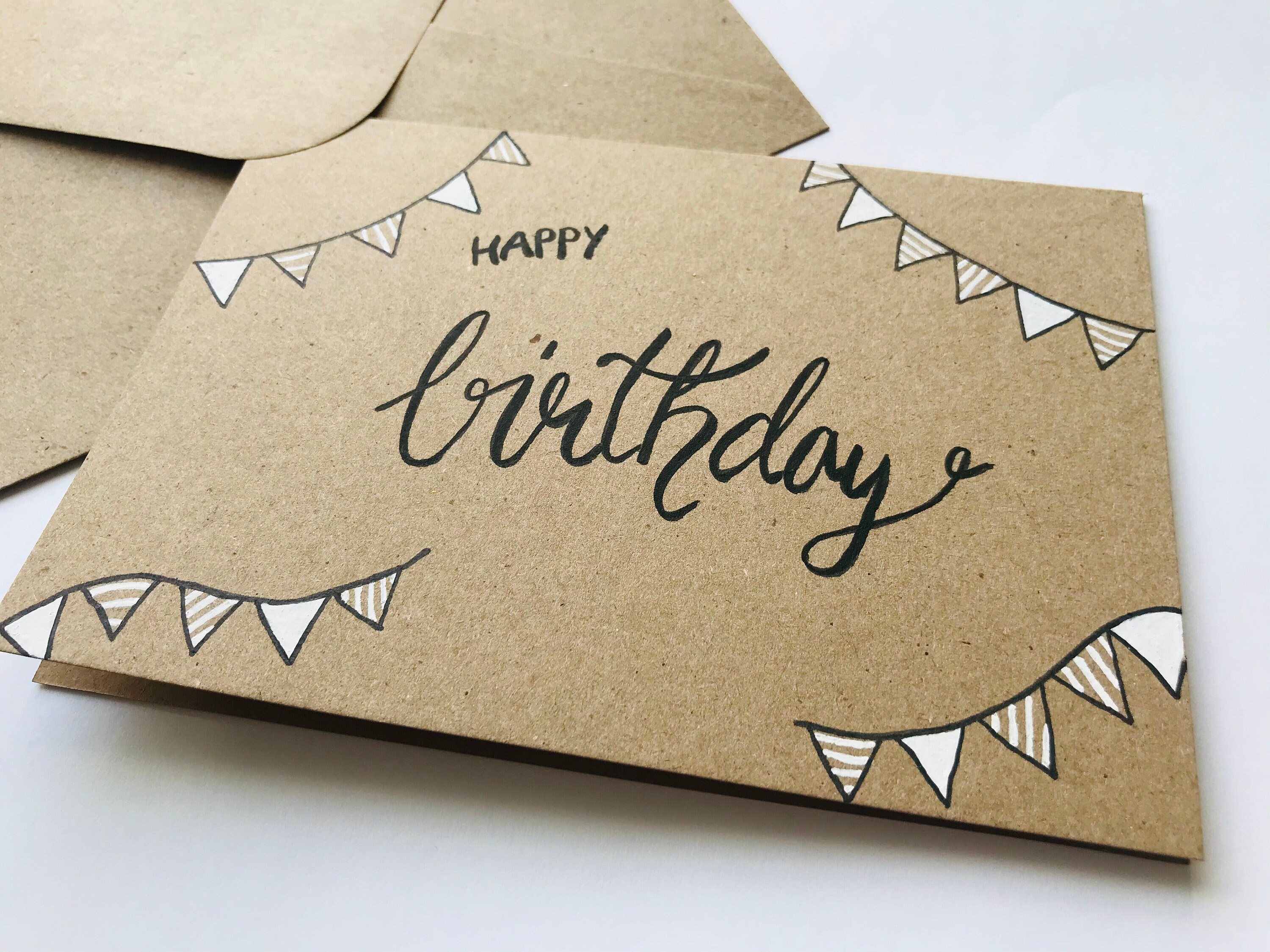 3er Set Geburtstagskarten, inklusive Umschläge , auch Einzelkarten A6