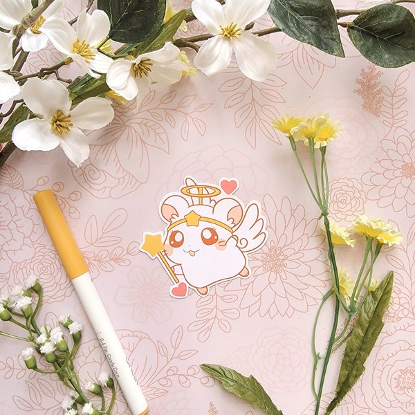 Hamtaro Sticker | Ham Ham Heartbreak | Harmony Ham Ham | High Quality Glossy Sticker