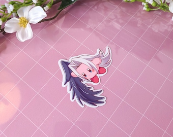 Kirby Sephiroth Sticker | Kirbyroth One Winged Angel | Star Alliance x Final Fantasy | High Quality Glossy Sticker