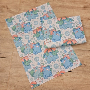 Feuilles d'emballage cadeau Pokémon | Feuilles d'emballage Pokémon | Feuilles d'emballage cadeau PKMN | Feuilles de papier cadeau de qualité supérieure pour les fêtes