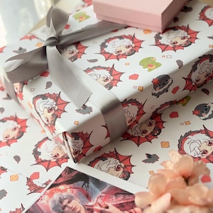 Papel de regalo Love and Deepspace / LADS / Sylus / Rafayel / Zayne / Xavier / Hojas de papel de regalo Sylus