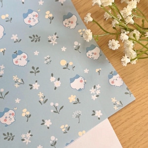Hachiware Gift Wrapping | Chiikawa Birthday Supplies | Christmas, Holiday, Handmade