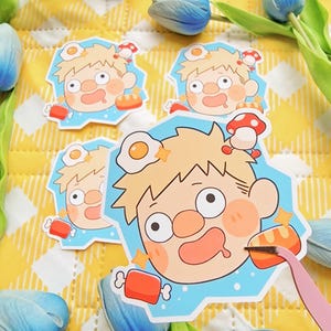 Laios Monster Yummy | Dungeon Meshi | Delicious in Dungeon | Anime Sticker