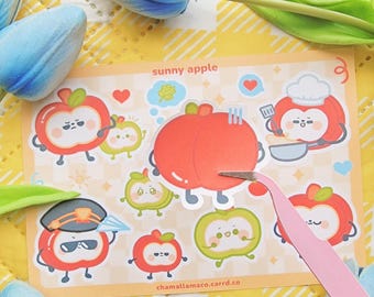 Caleb Sunny Apple | LADS Video Game | Love and Deepspace | Handmade Sticker Sheets