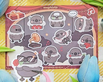 Sylus Mephisto | LADS Video Game | Love and Deepspace | Handmade Sticker Sheets