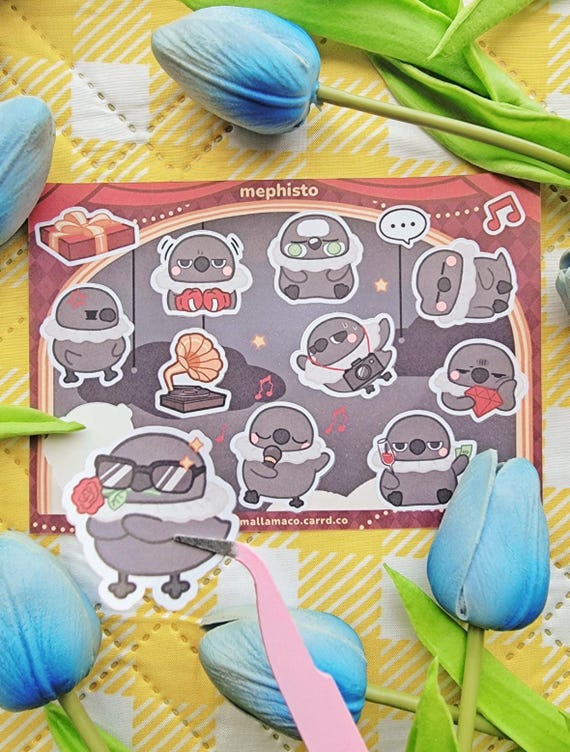 Sylus Mephisto | LADS Video Game | Love and Deepspace | Handmade Sticker Sheets