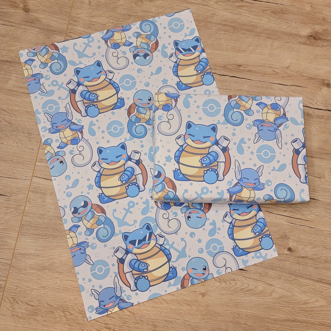 Pokemon Gift Wrap Sheets Pokemon Wrapping Sheets PKMN Gift Wrap Sheets Premium Holiday Gift