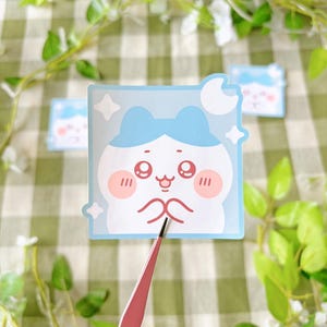Hachiware Flower Patch | Chiikawa | Usagi | Hachiware | High Quality Matte Stickers