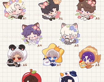 Mix & Match Stickers | LADS Video Game | Love and Deepspace | Handmade Stickers