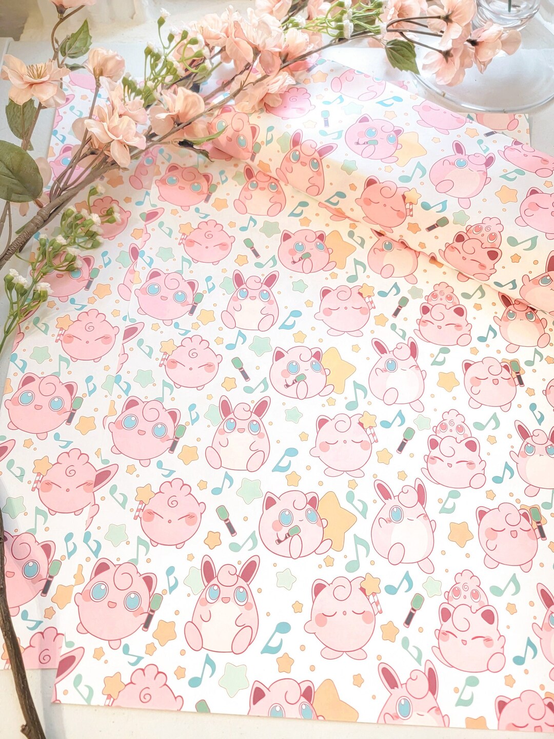 Pokemon Gift Wrap Sheets Set Pokemon Wrapping Sheets PKMN - Etsy