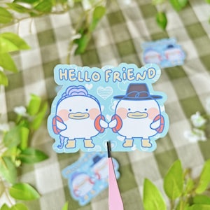 Rujinu Friends Sticker | Saja Boys | Huntrix | KPOP Demon Hunters Stickers | High Quality Matte Stickers
