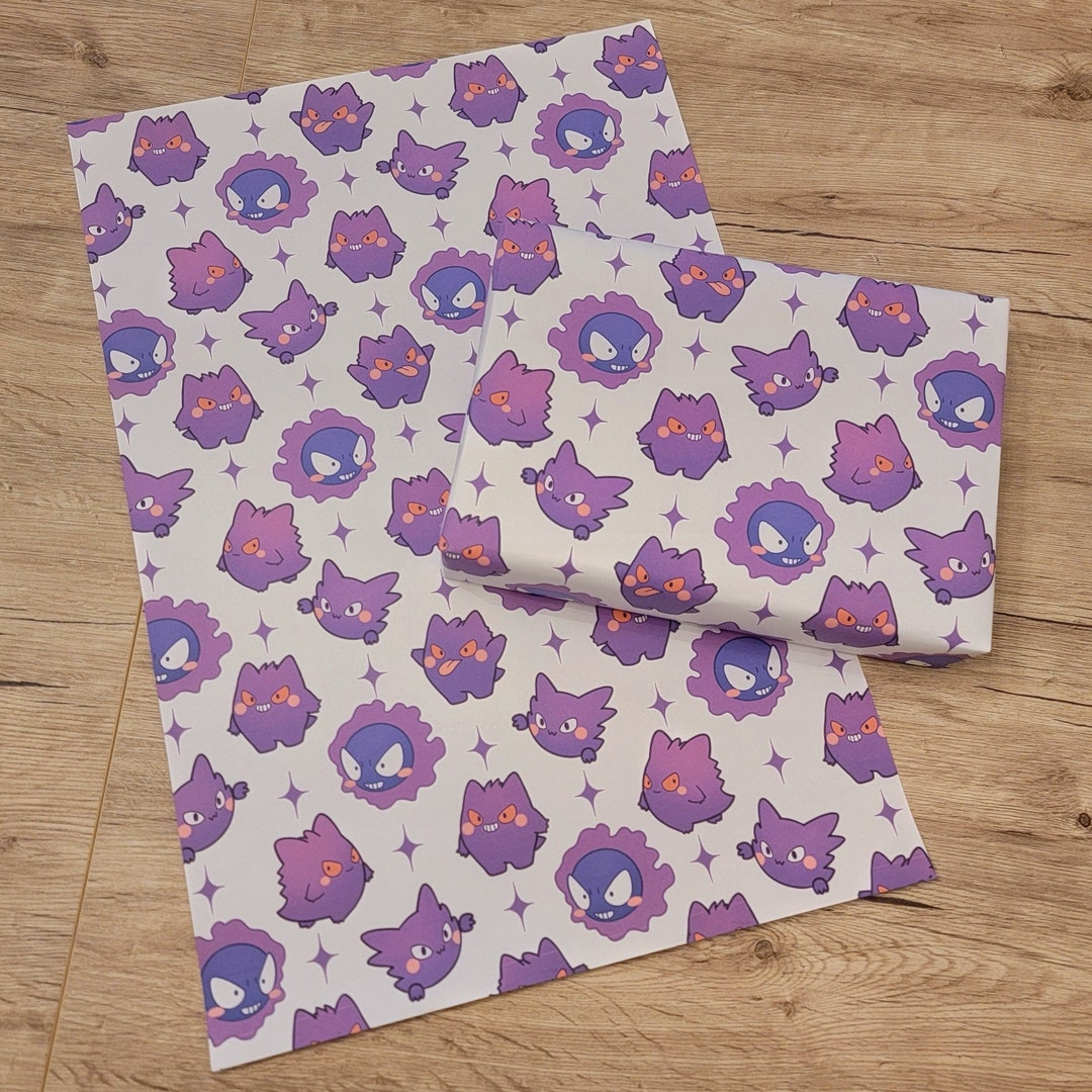 Pokemon Gift Wrap Sheets Pokemon Wrapping Sheets PKMN Gift Wrap Sheets Premium Holiday Gift